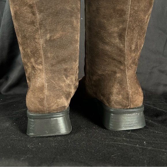 Markon ‘Simon’ Suede Leather Mid Calf Boots - Picture 3 of 4
